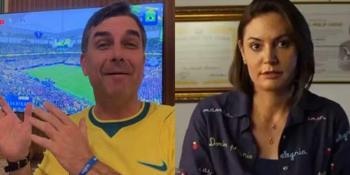 Flávio responde a Michelle e fala em 'gesto não correspondido'