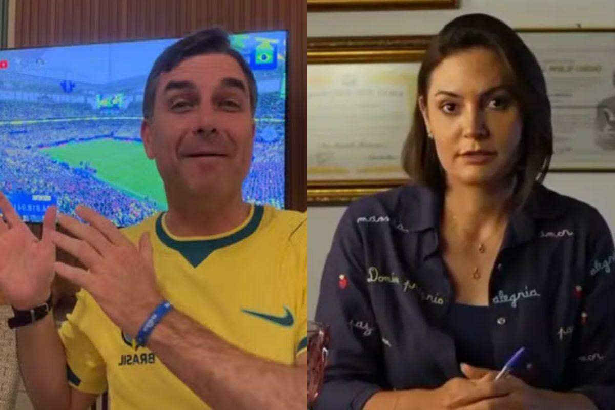 Flávio responde a Michelle e fala em 'gesto não correspondido'