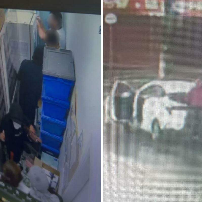 Trio roubou farmácia na Avenida Presidente Kennedy, em Praia Grande, e fugiu de carro; dois envolvidos foram detidos
