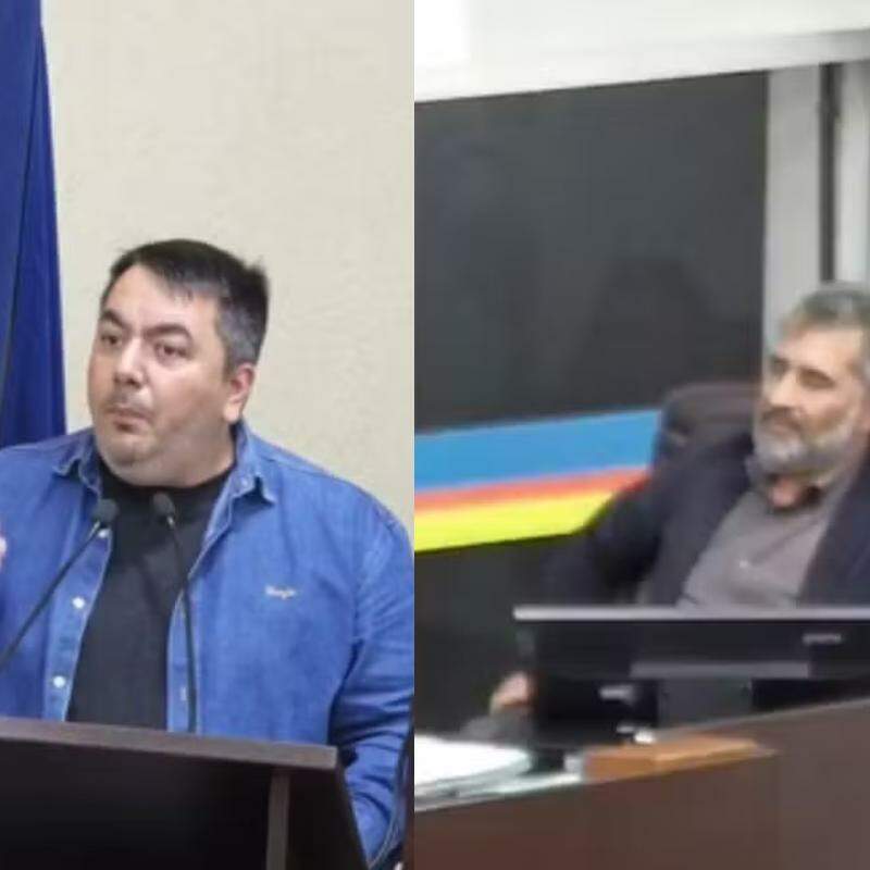 Adier Pires (à direita) e Jefferson Pecori (à esquerda)