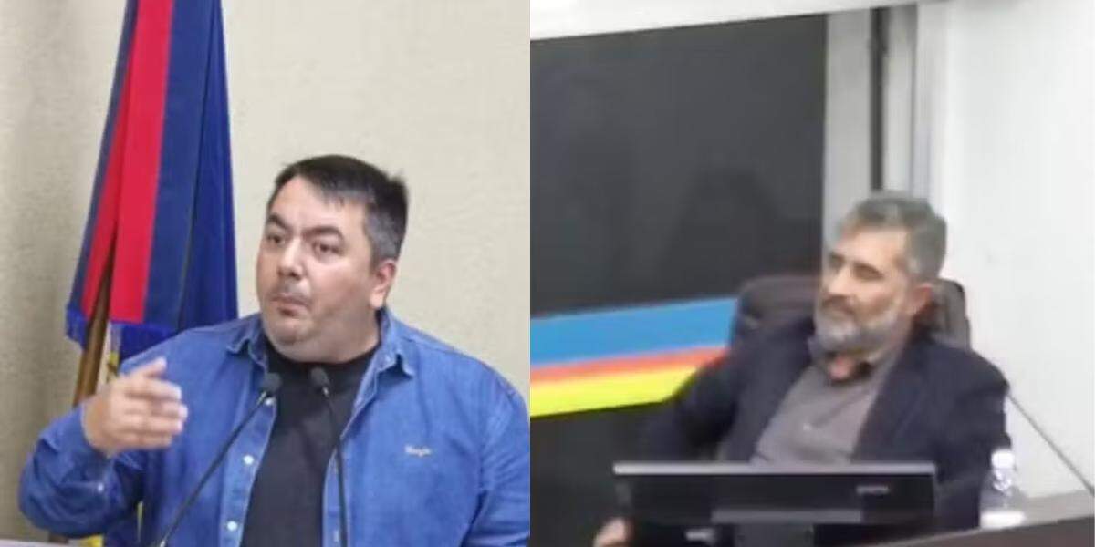 Adier Pires (à direita) e Jefferson Pecori (à esquerda)