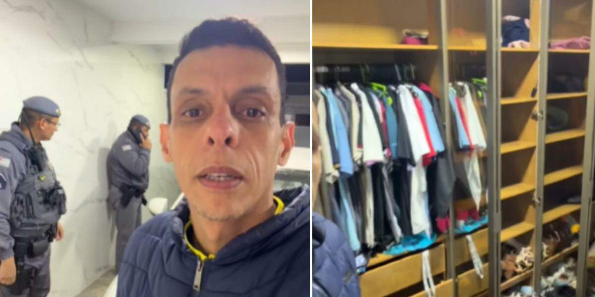Prefeito encontrou a casa revirada