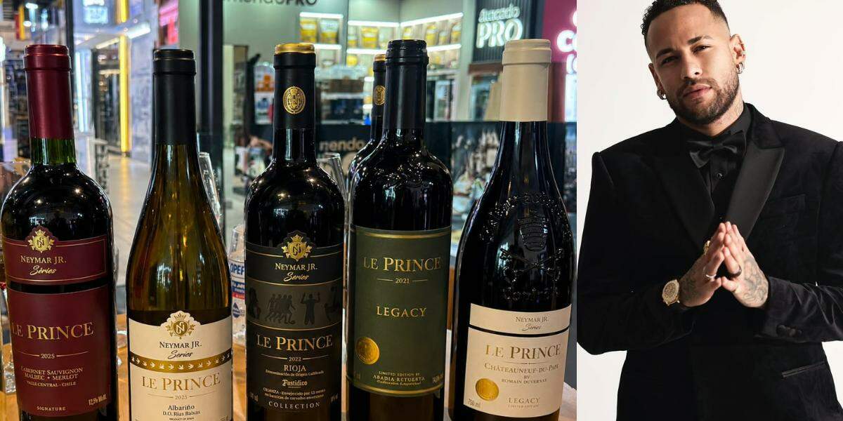 Le Prince reúne três linhas distintas, todos os rótulos inspirados na trajetória do jogador