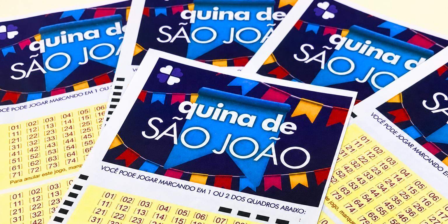 O prêmio da Quina de São João foi sorteado na tarde deste domingo em São Paulo
