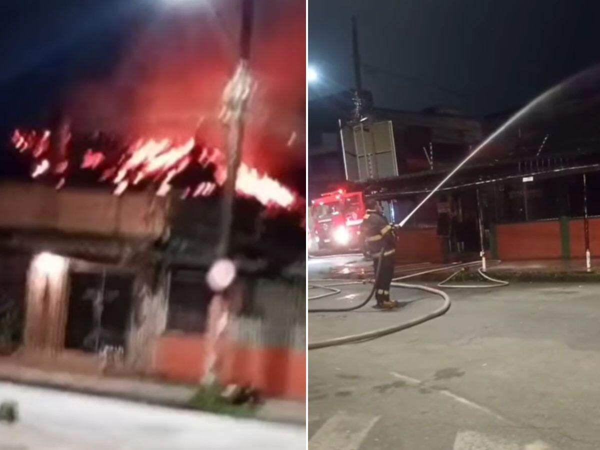Não há informações sobre as causas do incêndio