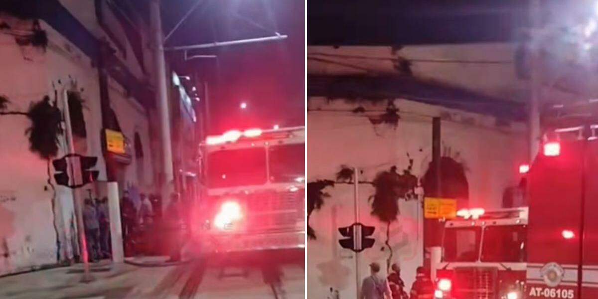 As causas do incêndio são desconhecidas