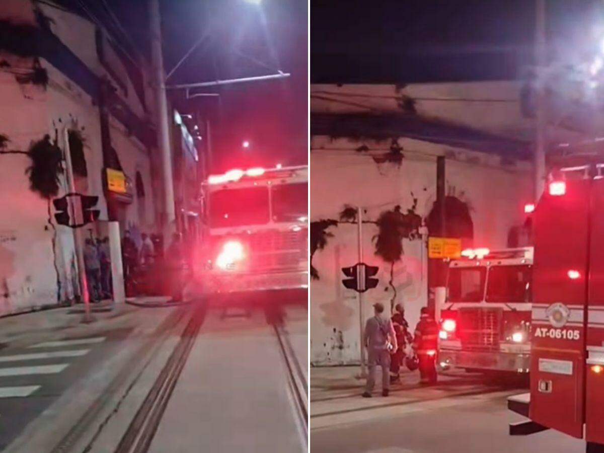 As causas do incêndio são desconhecidas