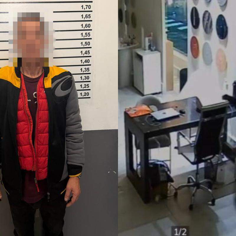 O homem é associado a pelo menos nove furtos em Santos