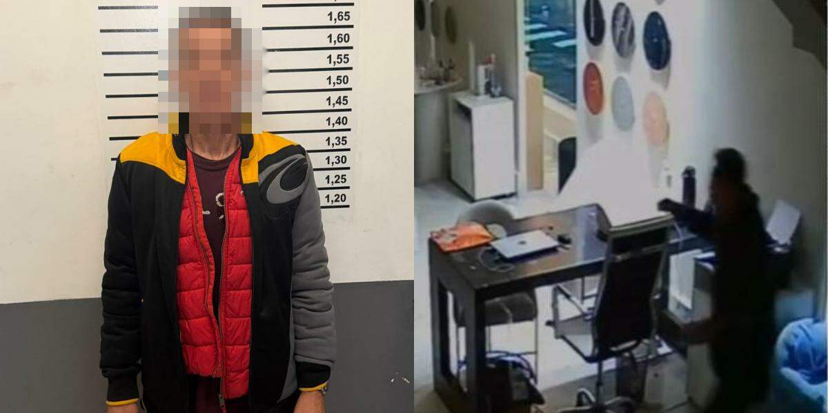 O homem é associado a pelo menos nove furtos em Santos