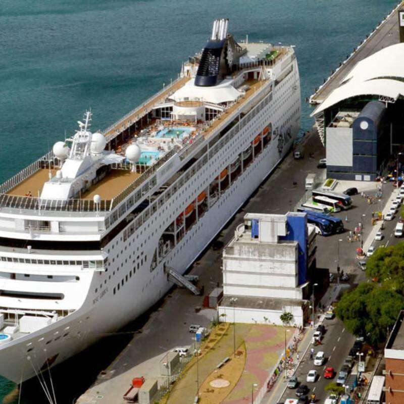 Porto de Salvador, na Bahia