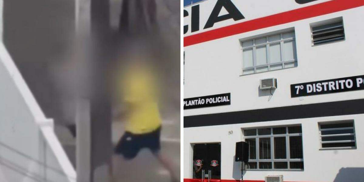 O caso foi registrado como lesão corporal e ameaça no 7º Distrito Policial (DP) de Santos