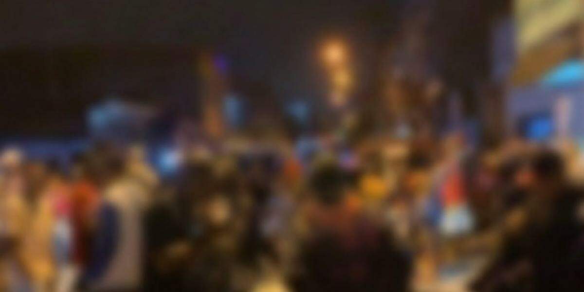 Baile funk na rua foi encerrado pela Polícia Militar em São Vicente
