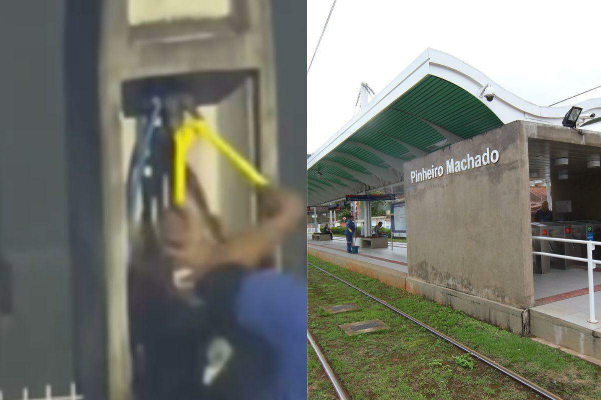 Criminoso furta cabos de estação do VLT em Santos; sistema opera sem interrupções