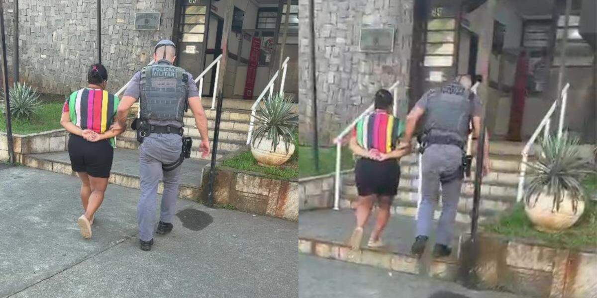 Mulher foi conduzida até a Delegacia Sede de Guarujá