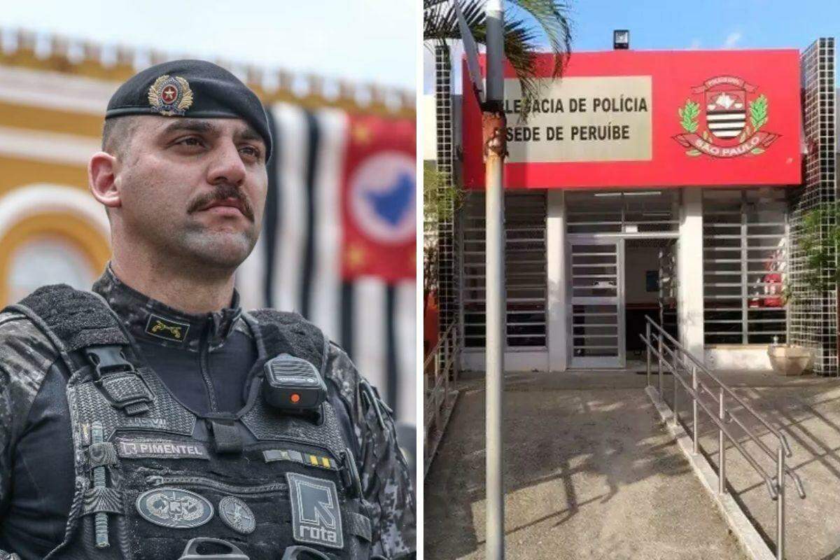 Tenente Pimentel (à esquerda) sofreu um atentando em São Paulo, quando estava à paisana. Um dos suspeito, conhecido como "Galego", foi morto em confronto com a Rota em Peruíbe