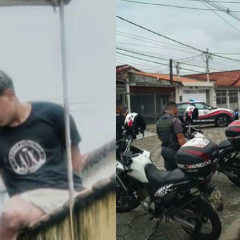 Quando os policiais chegaram ao local, os criminosos já haviam fugido pelos telhados das residências próximas