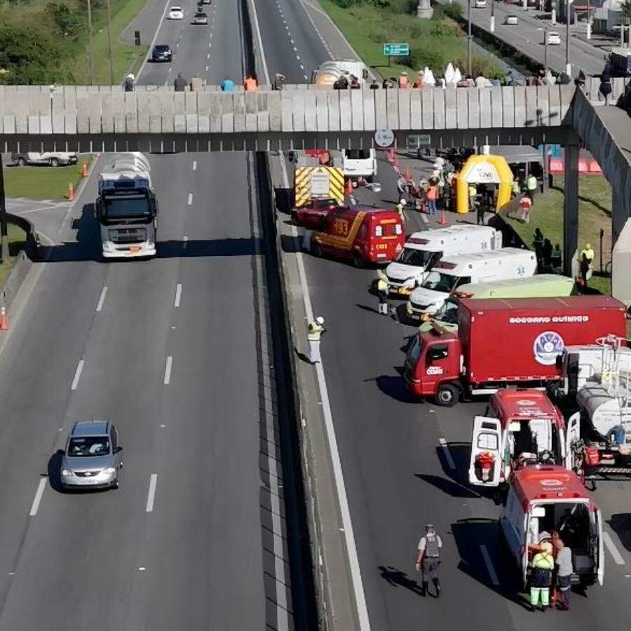 Simulado aconteceu na Rodovia Padre Manoel da Nóbrega