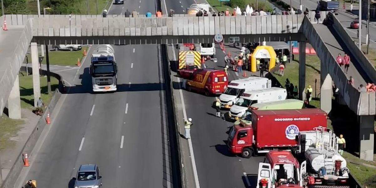 Simulado aconteceu na Rodovia Padre Manoel da Nóbrega