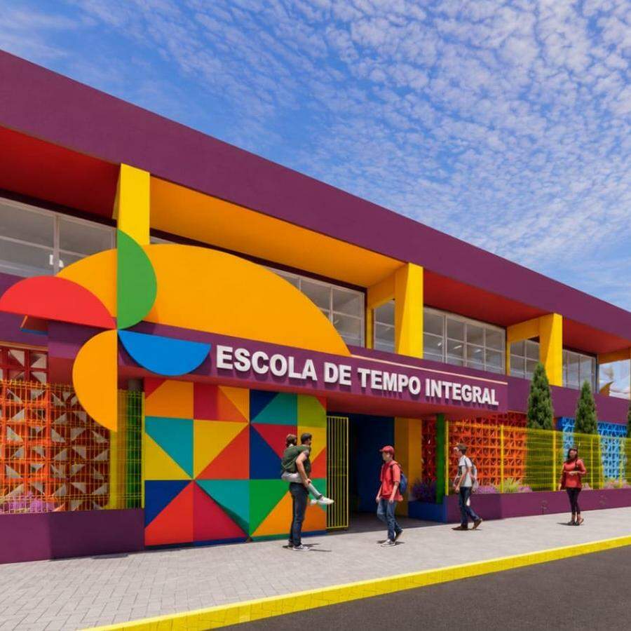 Projeto da nova escola prevê 13 salas de aula e prédio com acessibilidade.