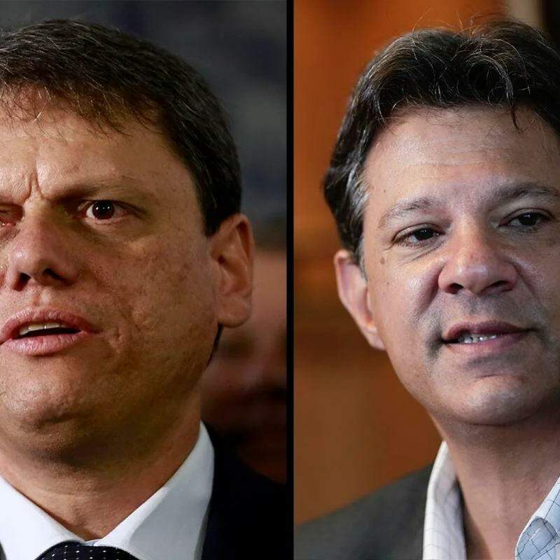 Em 1º turno, Tarcísio tem 46%, Haddad 30% e demais candidatos, 13%