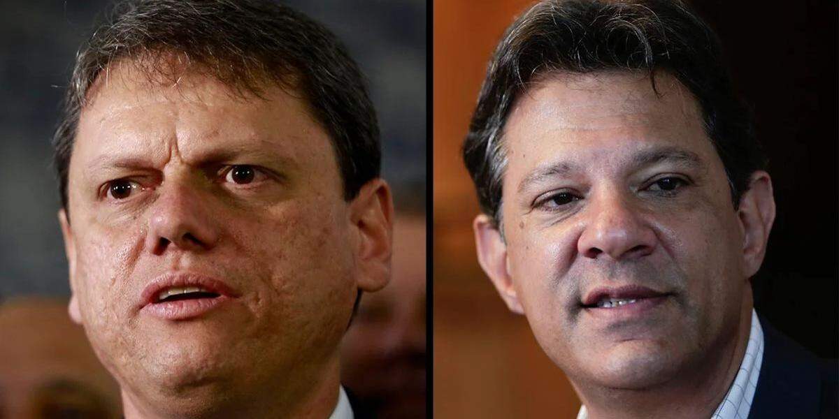 Em 1º turno, Tarcísio tem 46%, Haddad 30% e demais candidatos, 13%