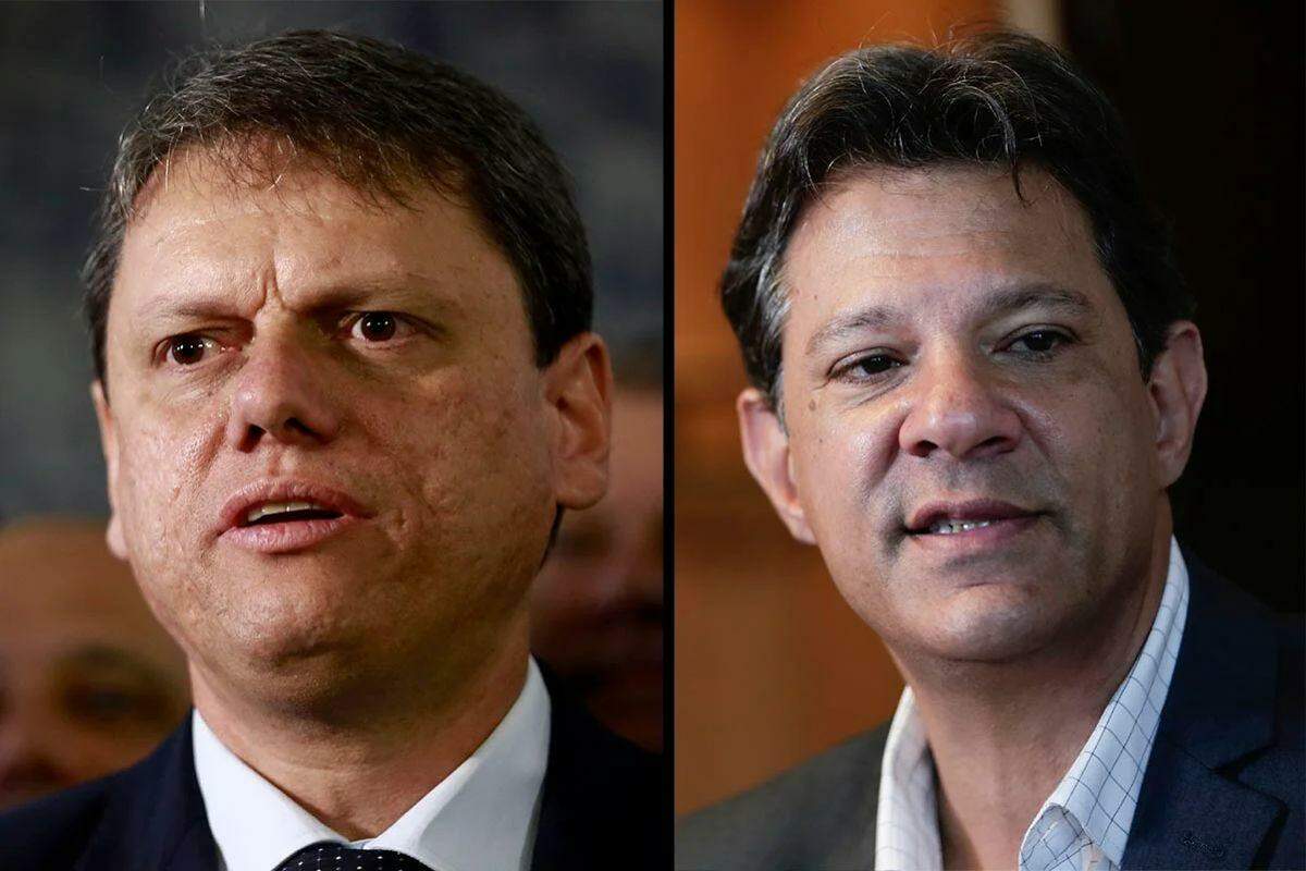 Em 1º turno, Tarcísio tem 46%, Haddad 30% e demais candidatos, 13%