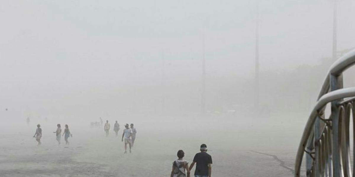 Nevoeiro causou baixa visibilidade na Baixada Santista no início de julho; ele pode voltar na sexta (10), segundo o Climatempo