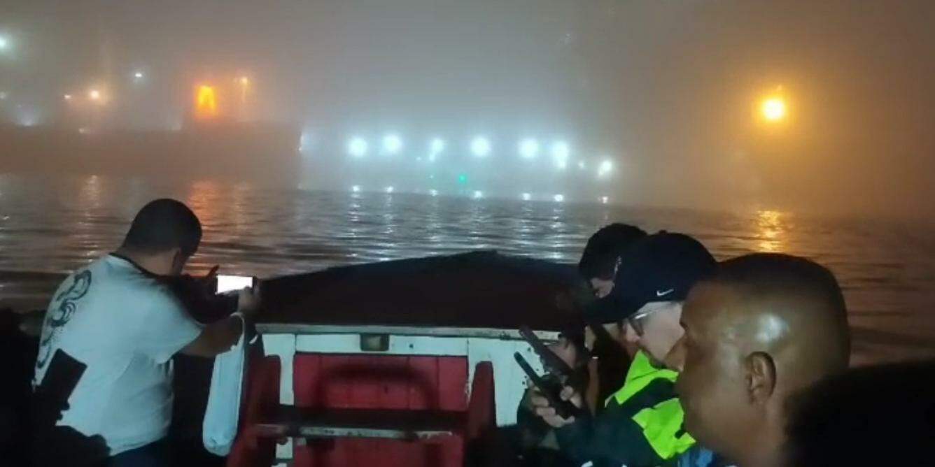 Nevoeiros que atingiram a região fizeram com que o canal do Porto permanecesse fechado para navios