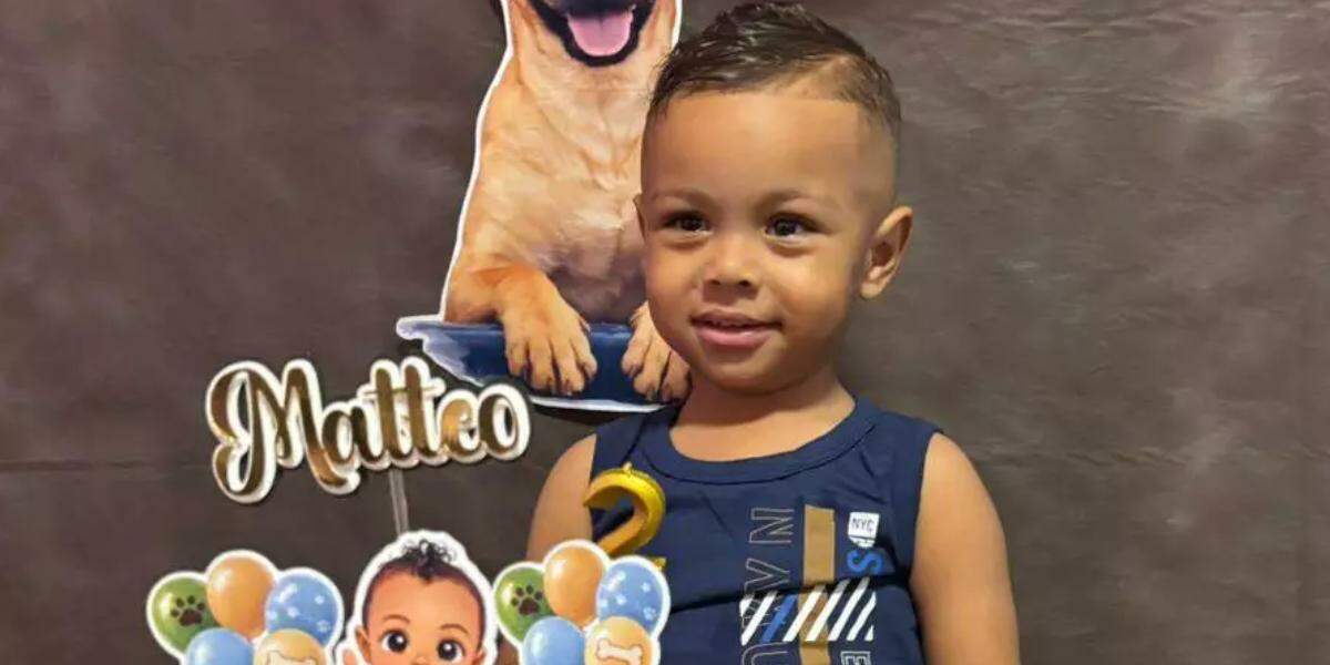 Matteo, de 2 anos, passou mal por vários dias até falecer em Cubatão