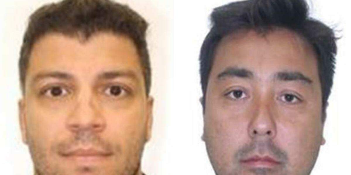 Diego Lameiro (à esquerda) é suspeito de ser operador financeiro e responsável por dar suporte à lavagem de dinheiro do grupo liderado por Victor Shimada (à direita)