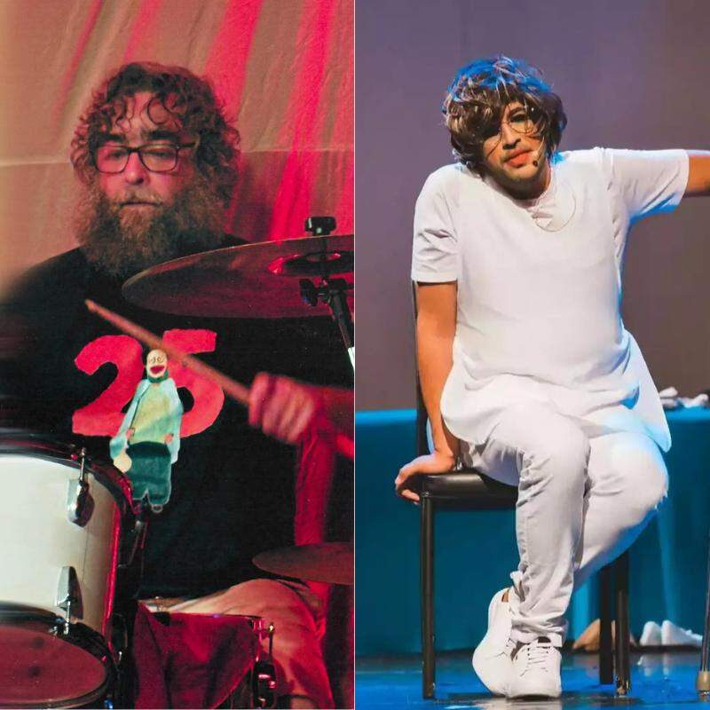 O baterista dos Los Hermanos, Rodrigo Barba, faz show no Sesc; o humorista Diego Besou apresenta em Santos Nem que Eu Surte no Plantão