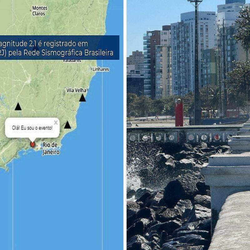 Apesar da proximidade geográfica entre os estados, os tremores registrados no litoral do Rio de Janeiro não oferecem risco à Baixada Santista