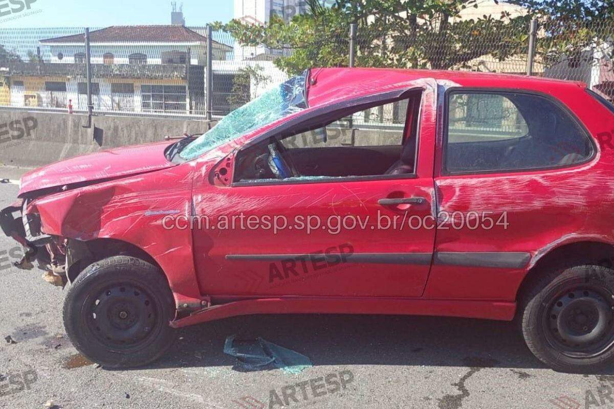 Colisão aconteceu na alça de acesso da rodovia