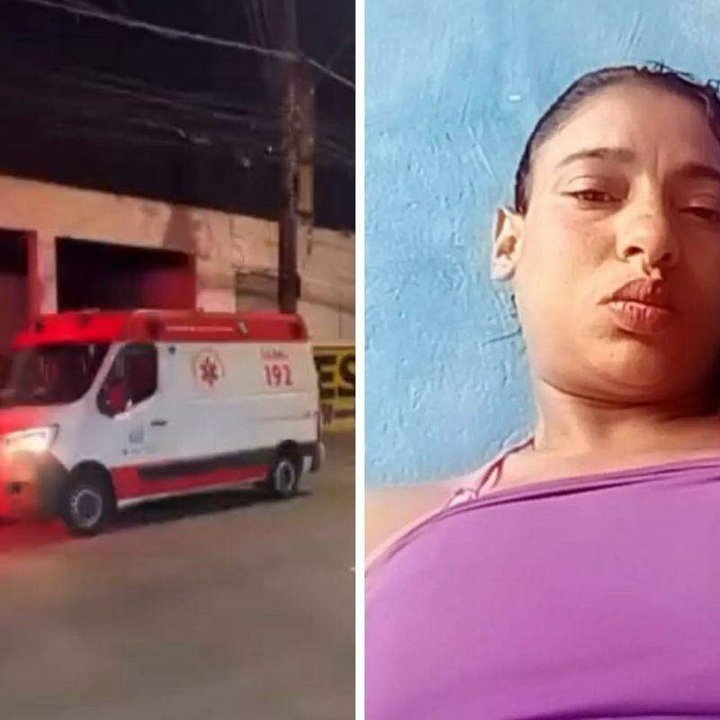 Samu foi acionado e constatou a morte de Fabiana no local