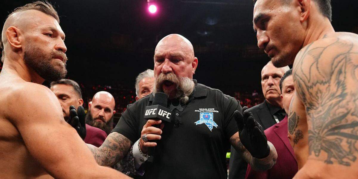 McGregor retornou ao octógono após um hiato de cinco anos e foi derrotado pelo norte-americano Max Holloway, na categoria pesos meio-médios (até 77,1 kg)
