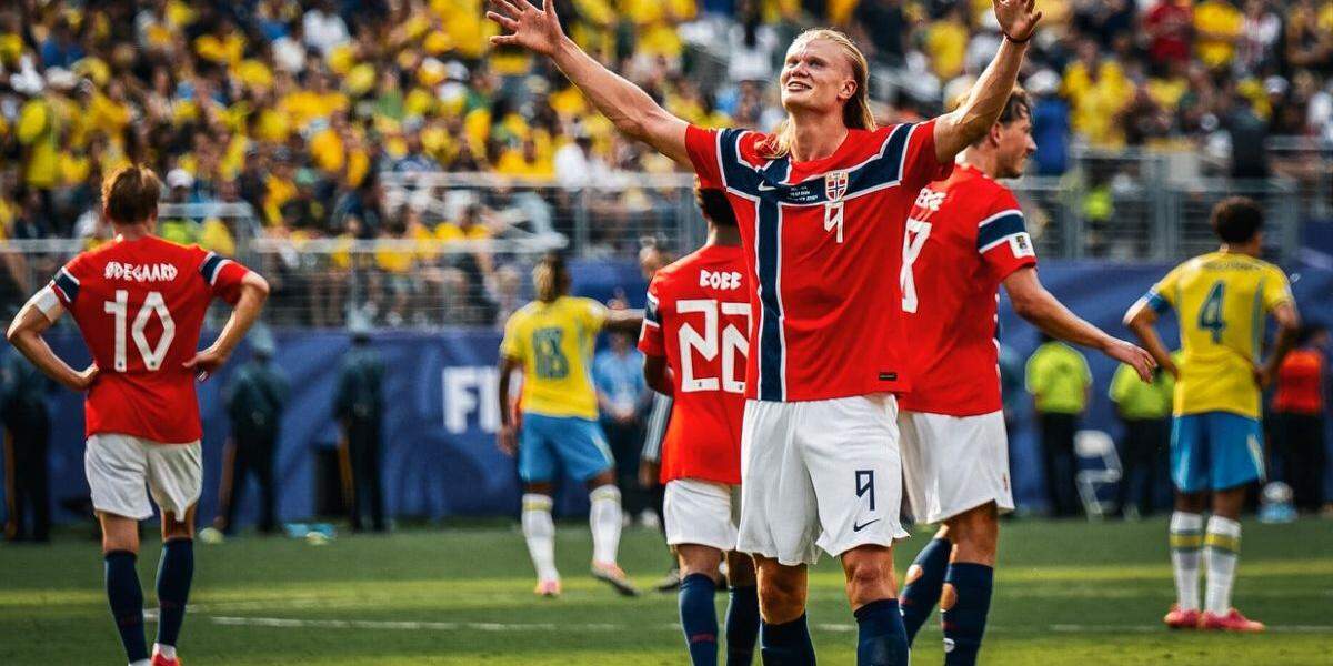 Em alta durante toda a temporada, o centroavante analisou o próprio desempenho na competição e exaltou a campanha da Noruega