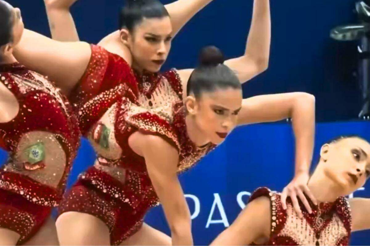 Seleção brasileira fecha etapa de Milão da Ginástica Rítmica com ouro e prata antes do Mundial