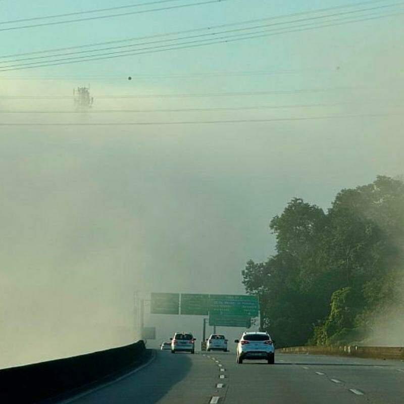 Há previsão de nevoeiro na Baixada Santista entre quarta (15) e quinta (16), segundo o Instituto Climatempo; temperaturas também sobem