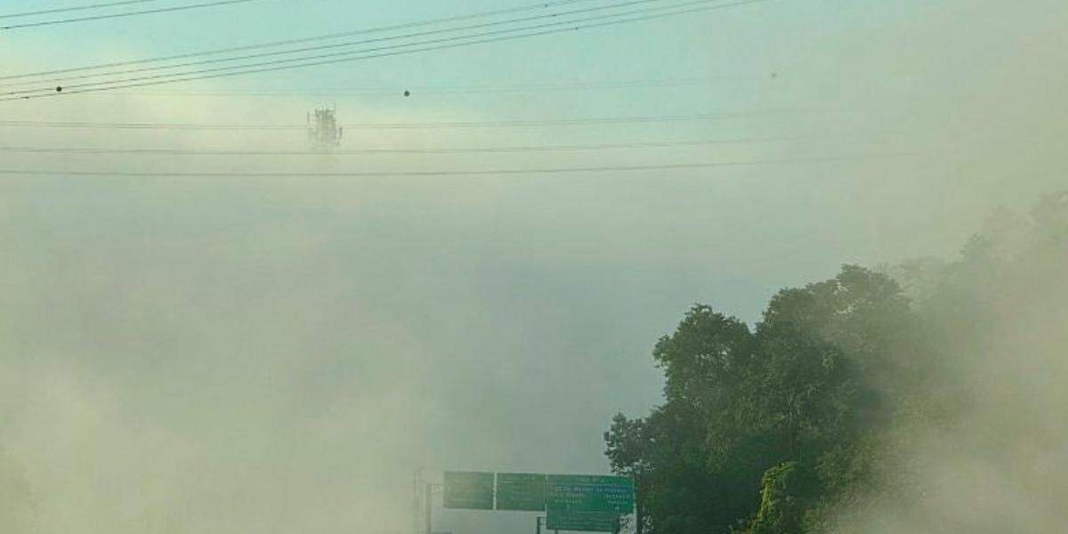 Há previsão de nevoeiro na Baixada Santista entre quarta (15) e quinta (16), segundo o Instituto Climatempo; temperaturas também sobem