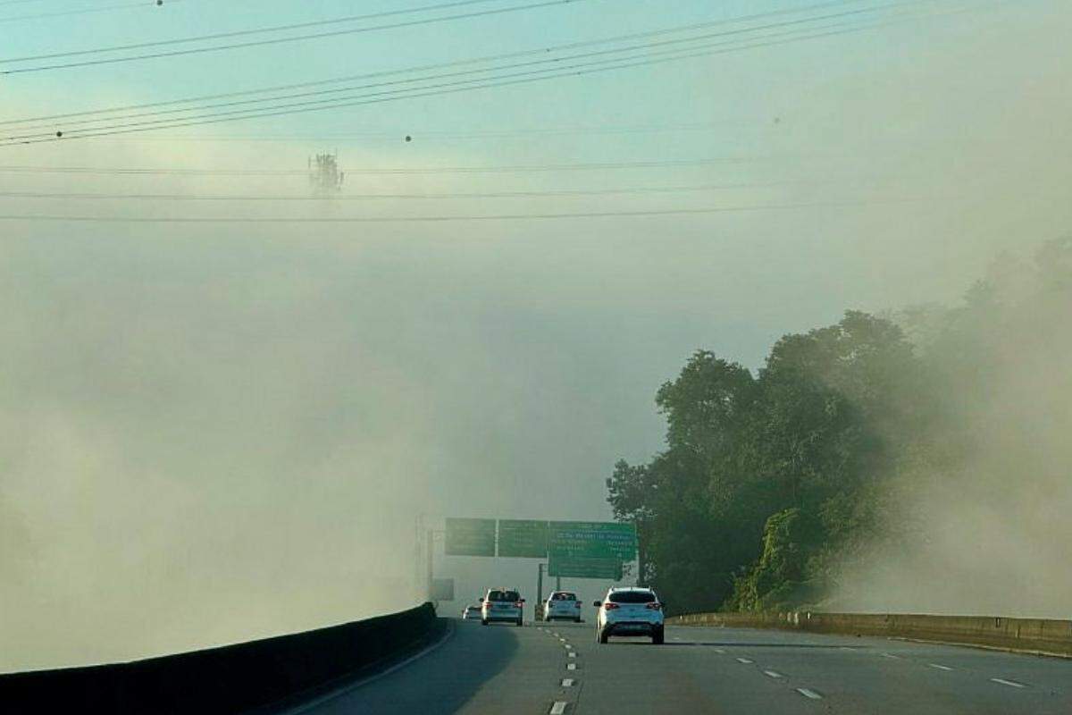 Há previsão de nevoeiro na Baixada Santista entre quarta (15) e quinta (16), segundo o Instituto Climatempo; temperaturas também sobem