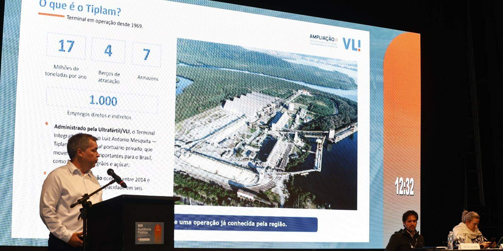 Sob críticas, representantes da empresa apresentaram o Estudo e o Relatório de Impacto Ambiental