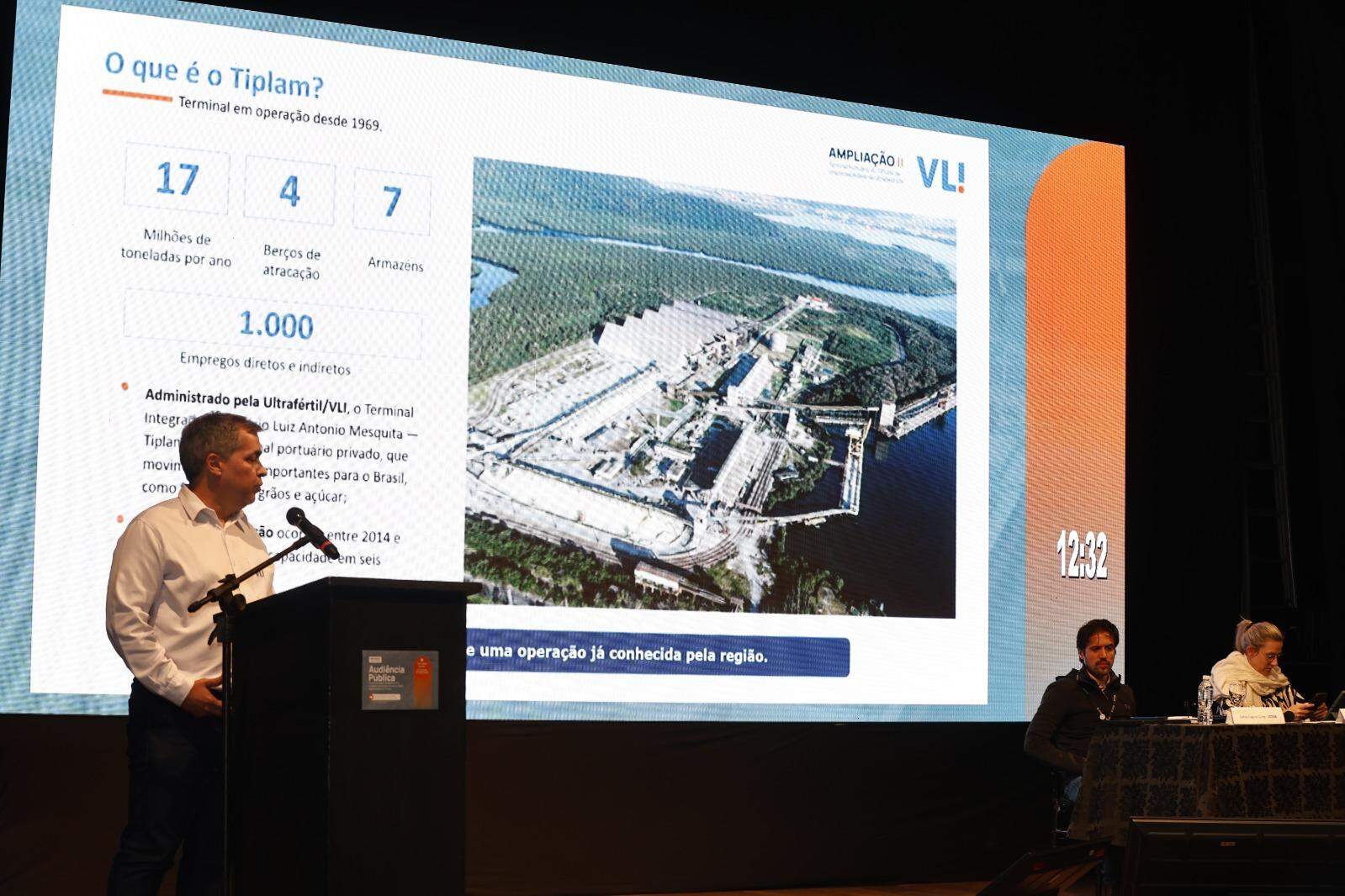 Sob críticas, representantes da empresa apresentaram o Estudo e o Relatório de Impacto Ambiental