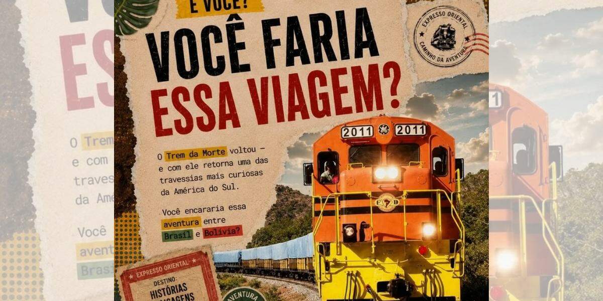 Trem da Morte parte de Puerto Quijarro