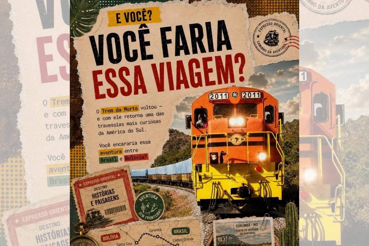 Trem da Morte parte de Puerto Quijarro
