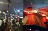 Greve dos caminhoneiros provocou mudanças nas linhas de ônibus de Cubatão nesta manhã