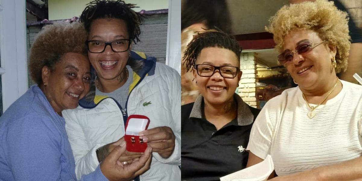 Ieda (à esquerda na primeira foto) e Fabiana (à direita) estavam desaparecidas