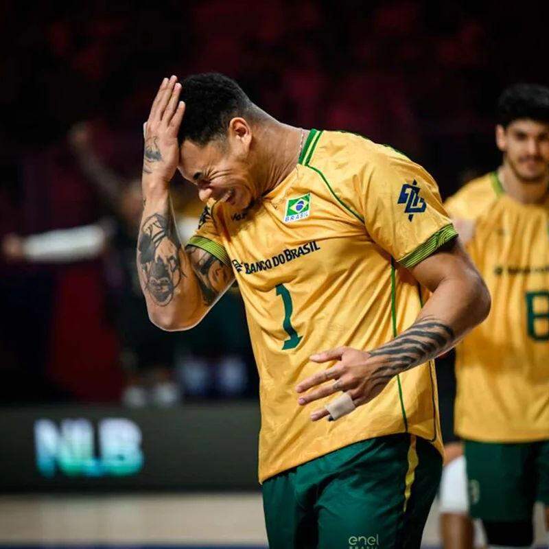 Brasil perde para a Polônia e fica perto da eliminação na Liga das Nações Masculina de Vôlei