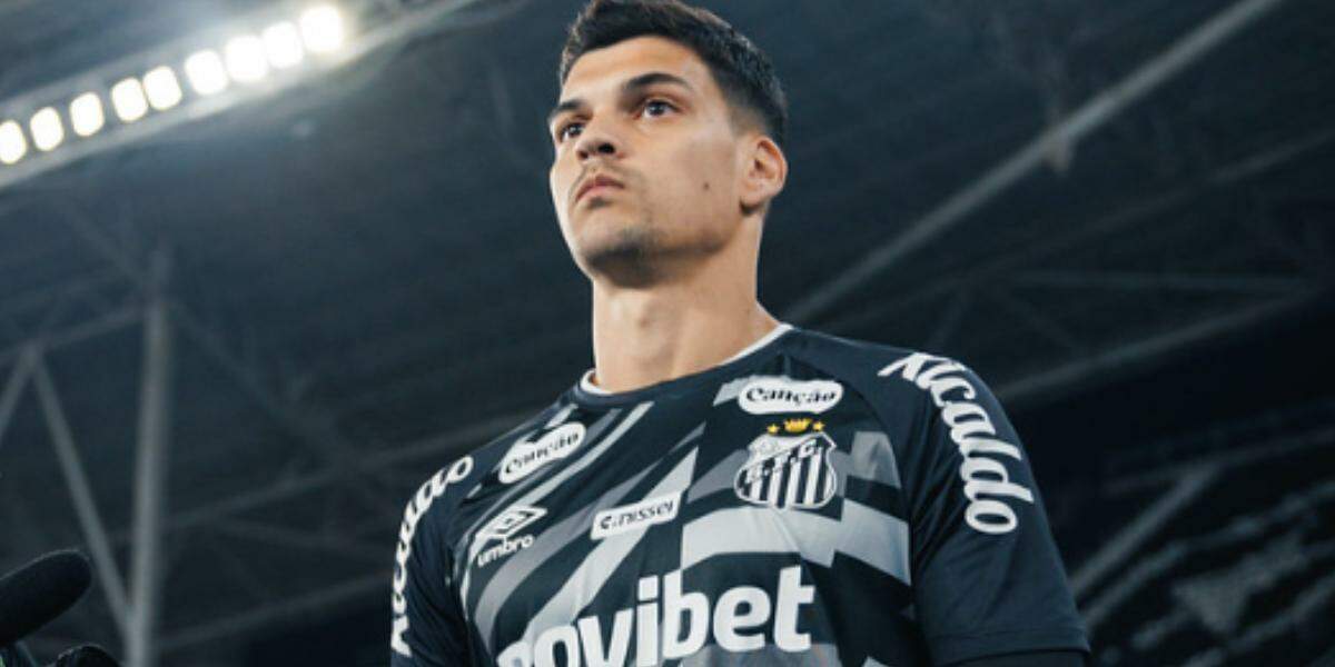 Gabriel Brazão, goleiro do Santos