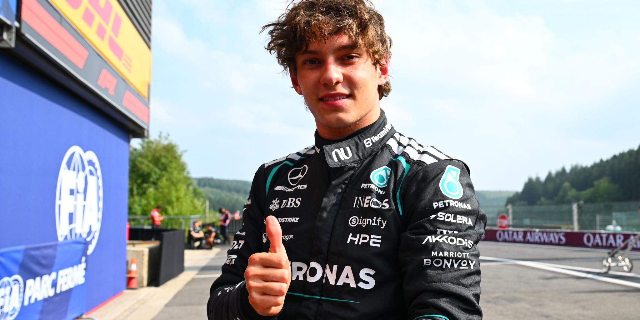 F1: veja o grid de largada do GP da Bélgica com Antonelli na pole e Bortoleto em oitavo