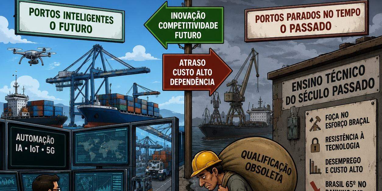 Paradoxo portuário brasileiro: a tecnologia de ponta e a escravidão do modelo obsoleto